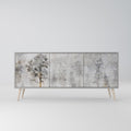 FADE IN THE TREES 3-Door Sideboard in Grey Finish