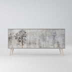 FADE IN THE TREES 3-Door Sideboard in Grey Finish
