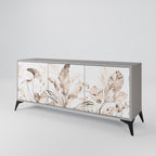 WILD TENDERNESS 3-Door Sideboard in Grey Finish