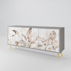 WILD TENDERNESS 3-Door Sideboard in Grey Finish