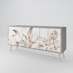 WILD TENDERNESS 3-Door Sideboard in Grey Finish