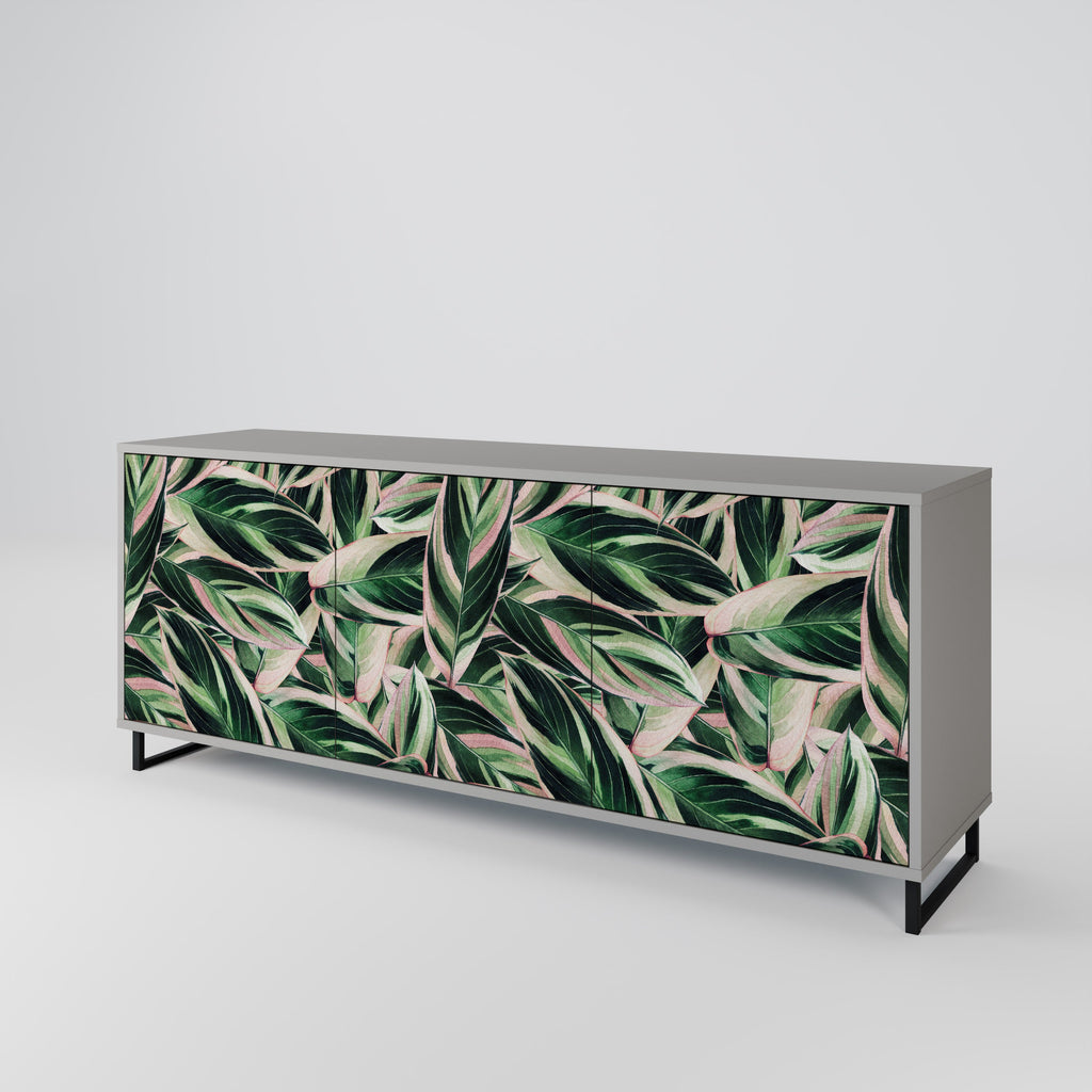 EERIE STROMANTHE 3-Door Sideboard in Grey Finish