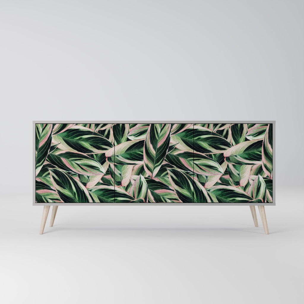 EERIE STROMANTHE 3-Door Sideboard in Grey Finish