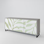BOTANICAL SPARK 3-Door Sideboard in Grey Finish