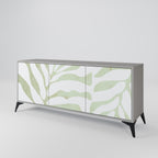 BOTANICAL SPARK 3-Door Sideboard in Grey Finish
