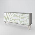 BOTANICAL SPARK 3-Door Sideboard in Grey Finish