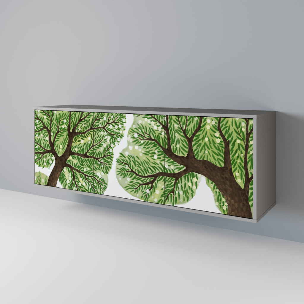 WILDERNESS DASH Aparador de 3 Portas em Acabamento Cinzento