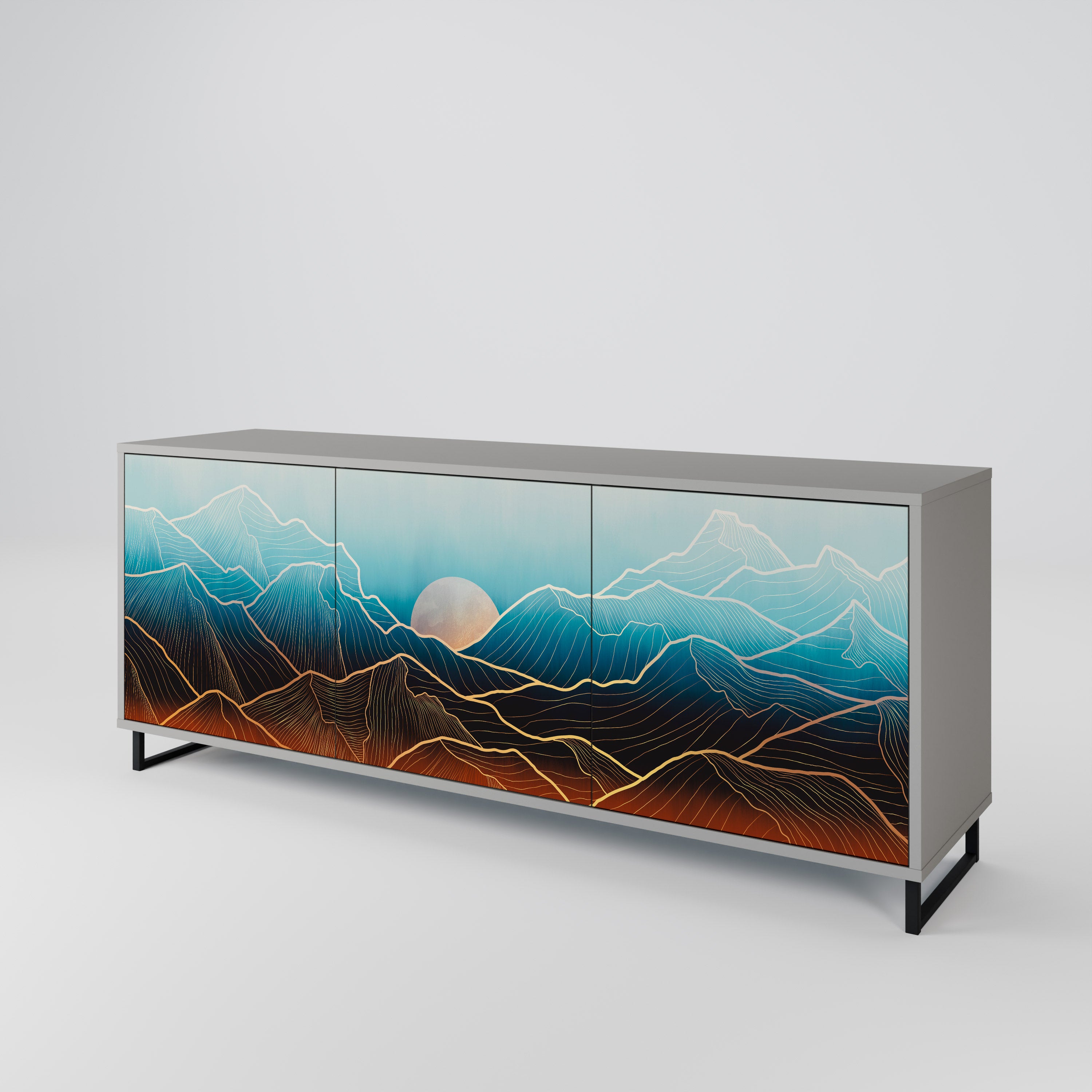 LUNAR SECRETS 3-Door Sideboard