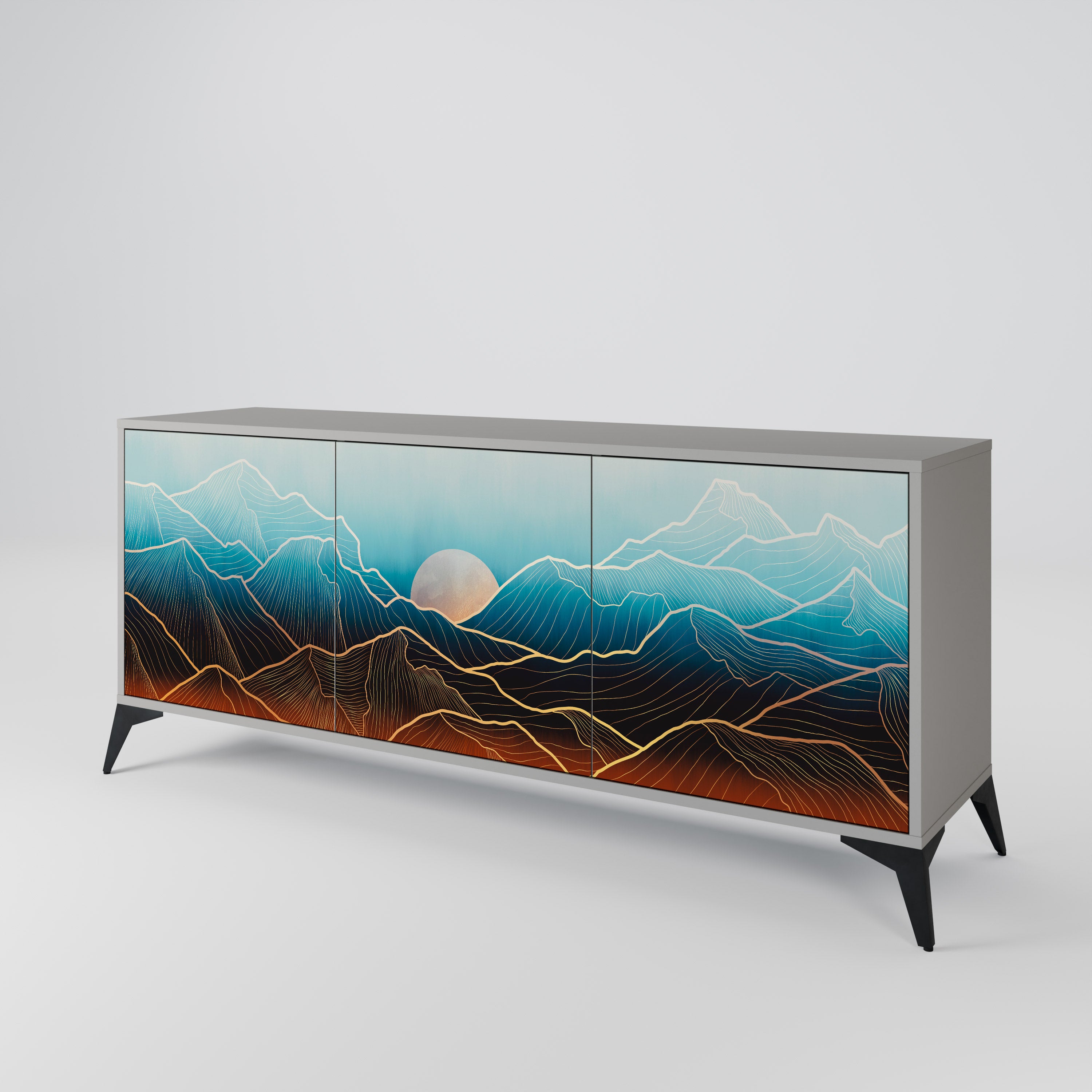 LUNAR SECRETS 3-Door Sideboard