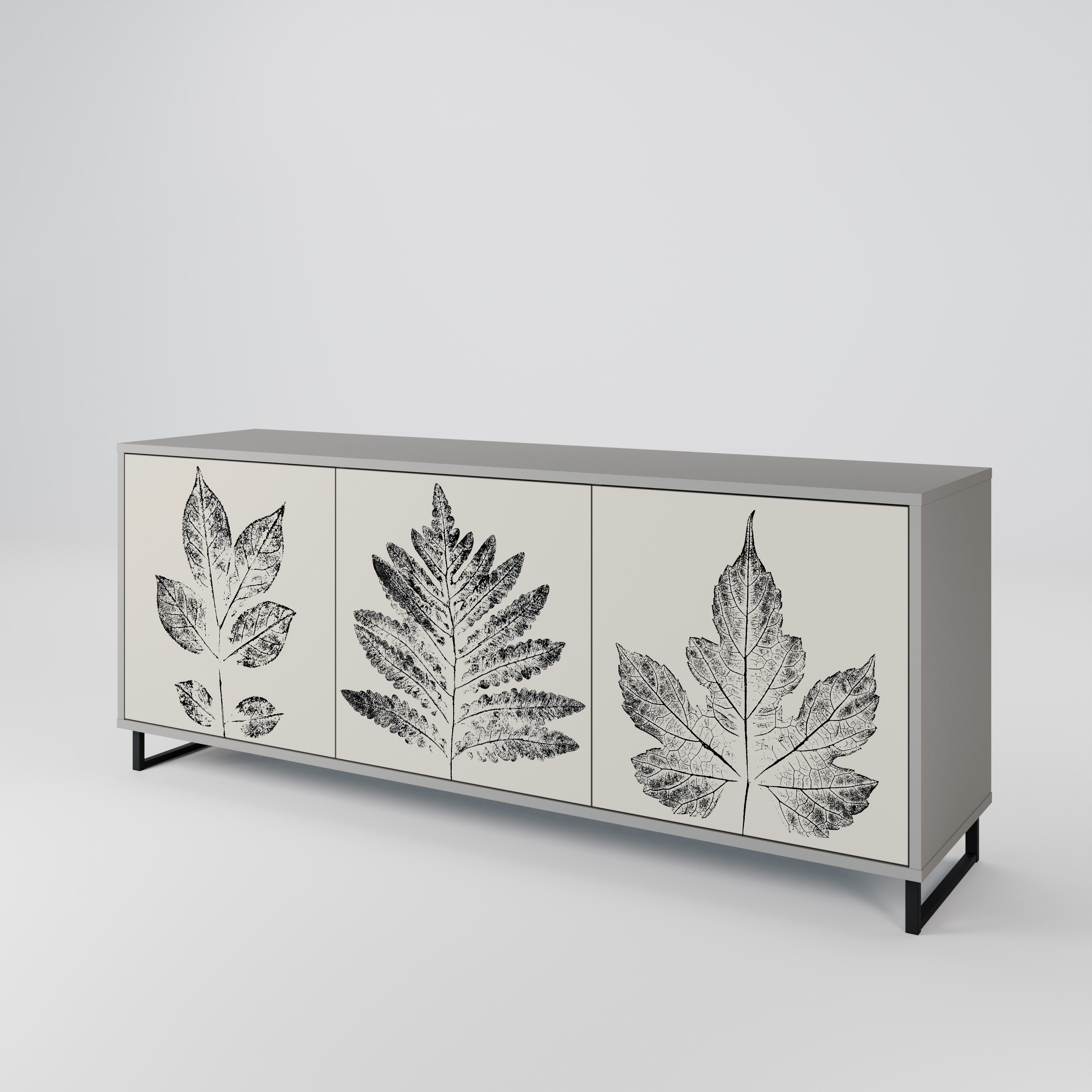LEAFY STAMPS 3-Door Sideboard