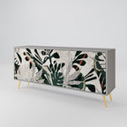 VERDURE FORMATION 3-Door Sideboard in Grey Finish