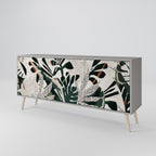 VERDURE FORMATION 3-Door Sideboard in Grey Finish