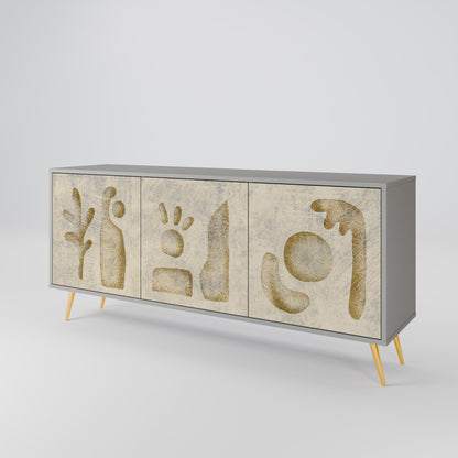 SAND SCULPTURES 3-Door Sideboard