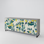 LEMON TREE 3-Door Sideboard in Grey Finish