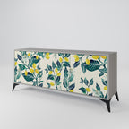 LEMON TREE 3-Door Sideboard in Grey Finish