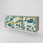 LEMON TREE 3-Door Sideboard in Grey Finish