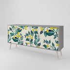 LEMON TREE 3-Door Sideboard in Grey Finish