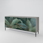ROYAL GREEN 3-Door Sideboard in Grey Finish