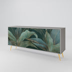 ROYAL GREEN 3-Door Sideboard in Grey Finish