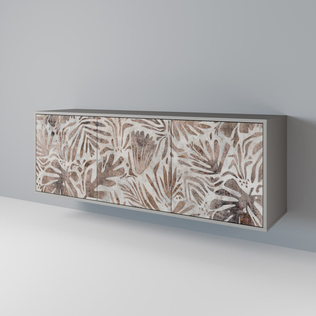 PASSING TIME 3-Door Sideboard in Grey Finish