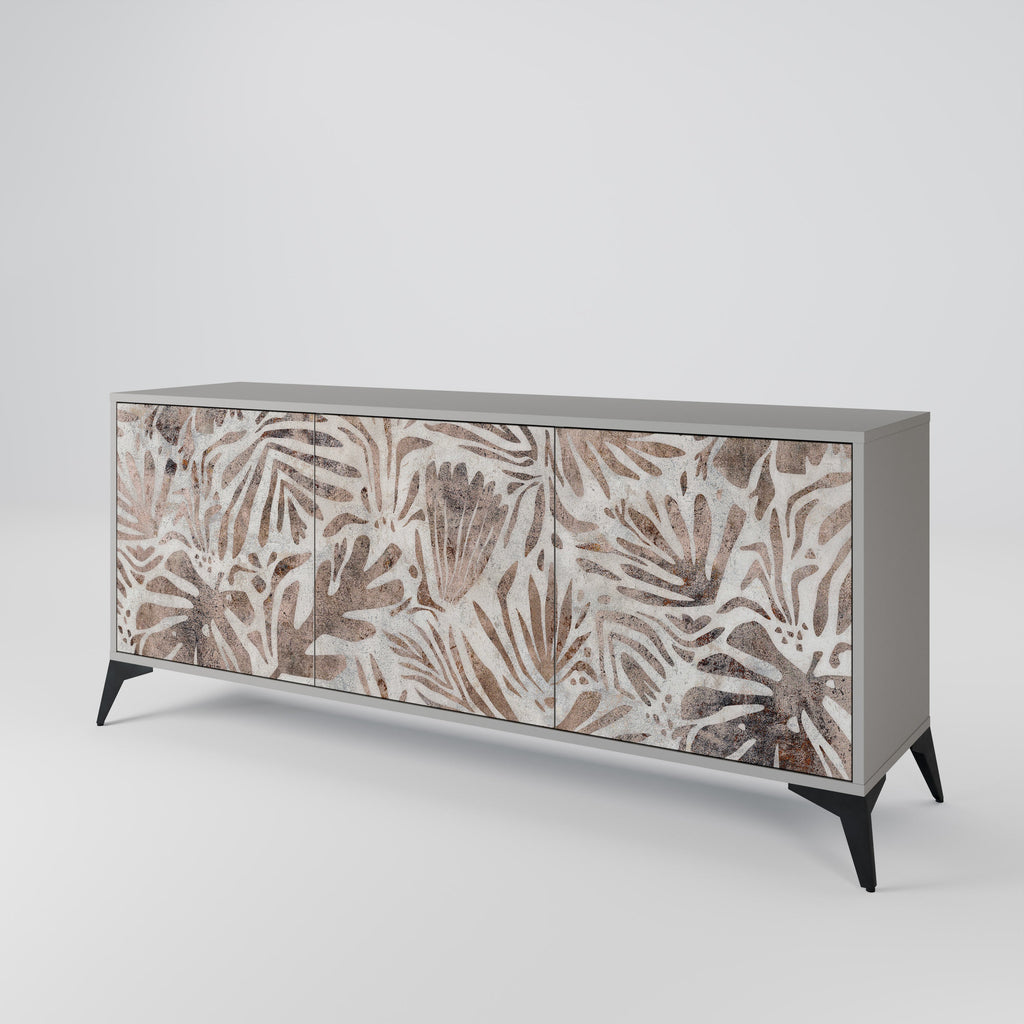 PASSING TIME 3-Door Sideboard in Grey Finish