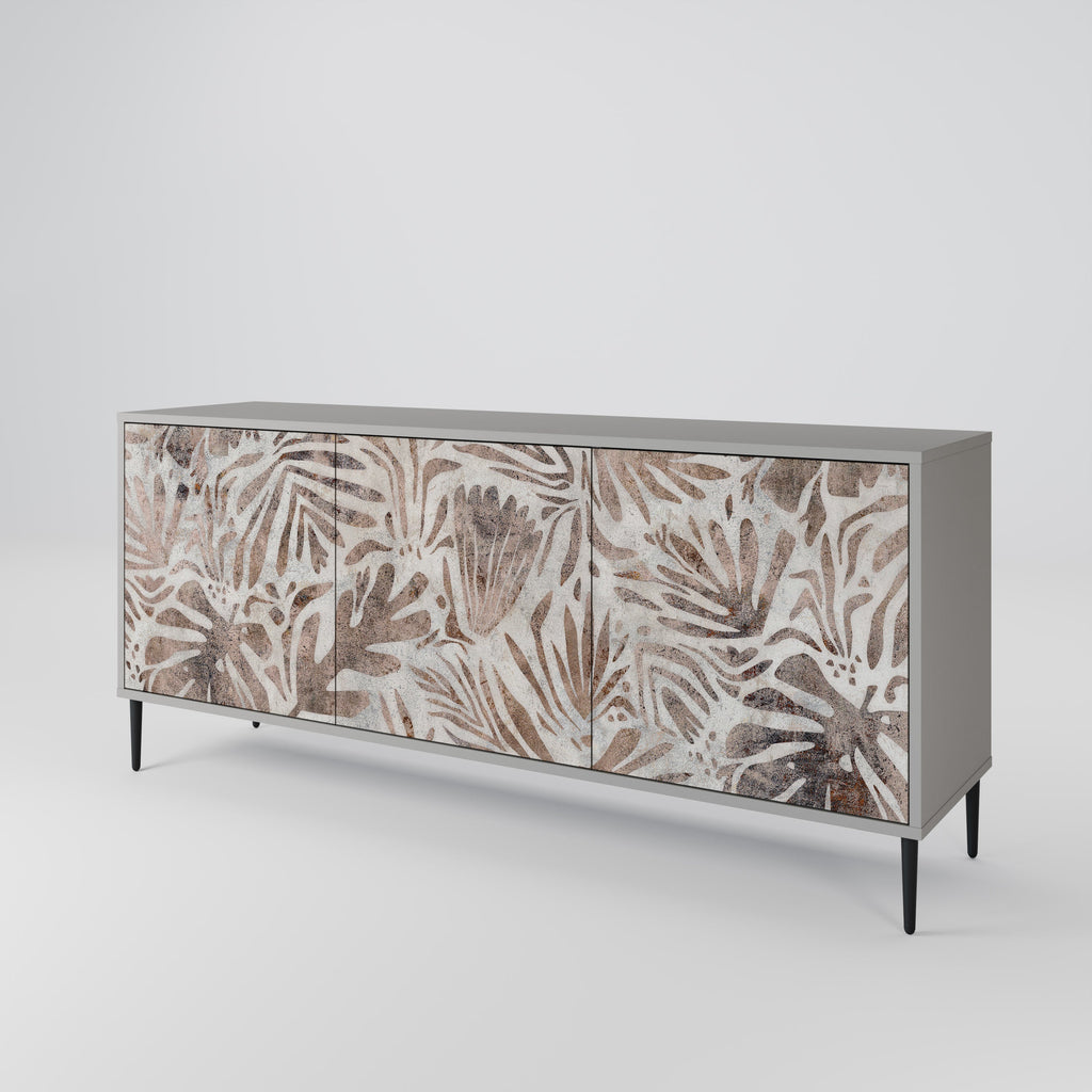 PASSING TIME 3-Door Sideboard in Grey Finish