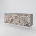 PASSING TIME 3-Door Sideboard in Grey Finish