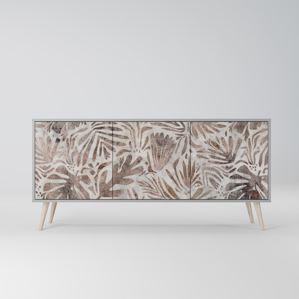 PASSING TIME 3-Door Sideboard in Grey Finish