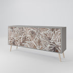 PASSING TIME 3-Door Sideboard in Grey Finish