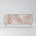 AUTUMN FRAGILITY 3-Door Sideboard in Grey Finish