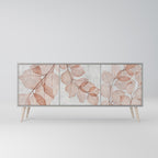 AUTUMN FRAGILITY 3-Door Sideboard in Grey Finish