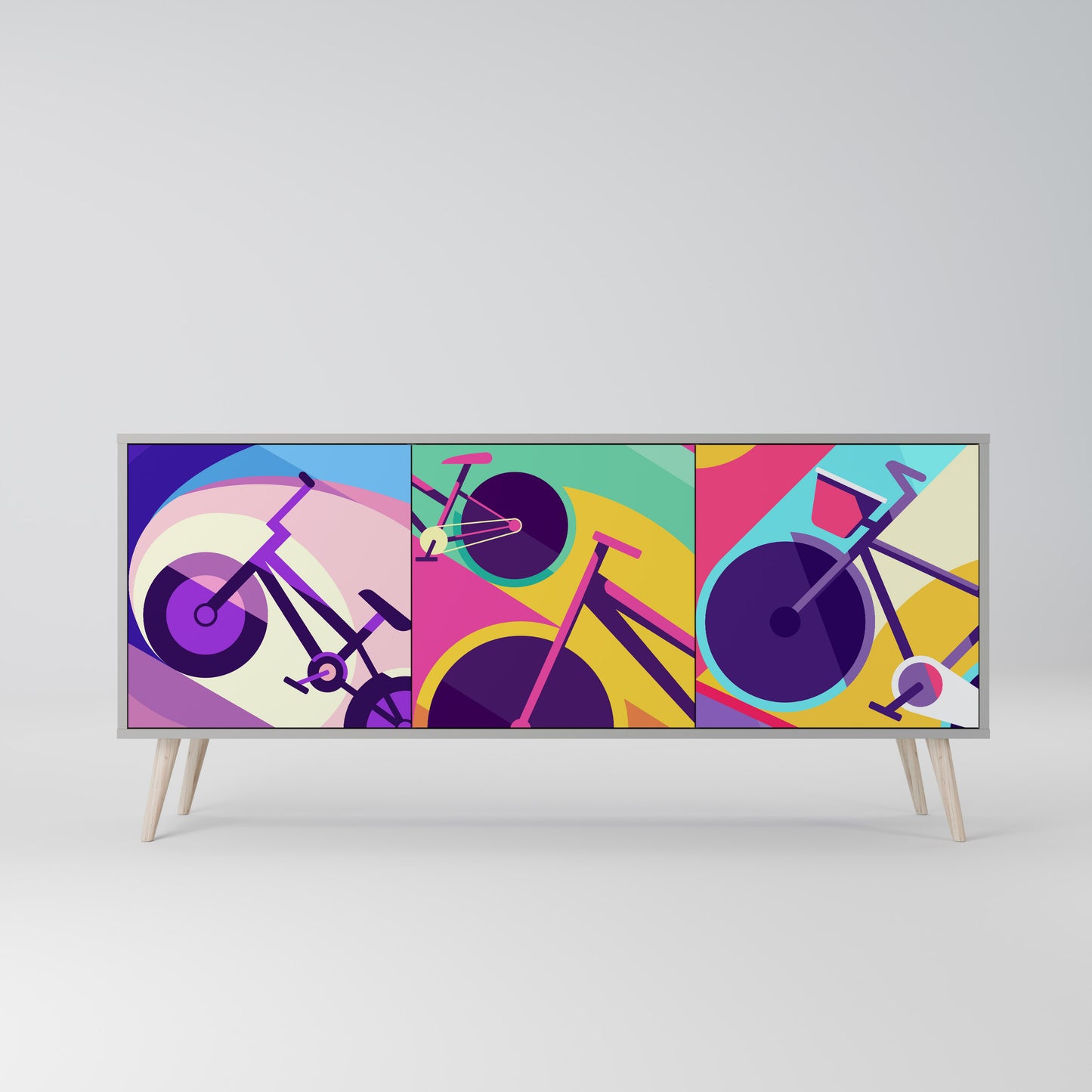 BIKE DREAMS 3-Door Sideboard
