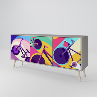 BIKE DREAMS 3-Door Sideboard