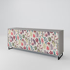 AUTUMN SUNDRIES 3-Door Sideboard in Grey Finish