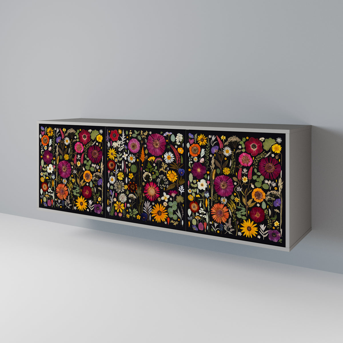 MIDNIGHT GARDEN 3-Door Sideboard