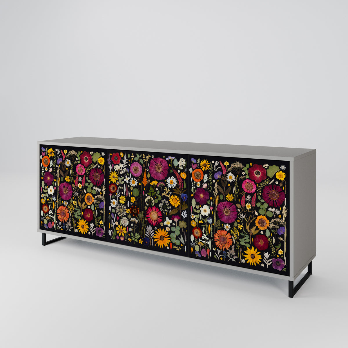 MIDNIGHT GARDEN 3-Door Sideboard