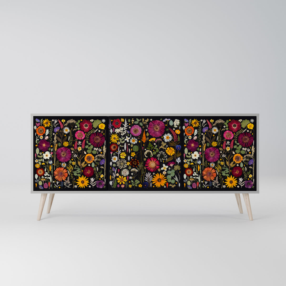 MIDNIGHT GARDEN 3-Door Sideboard
