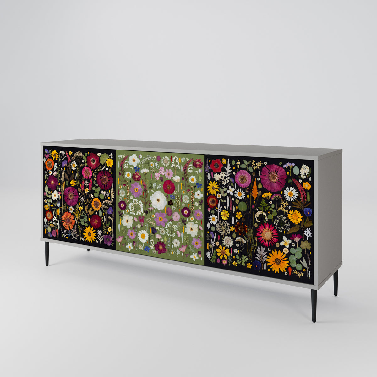 VERDANT GARDEN 3-Door Sideboard