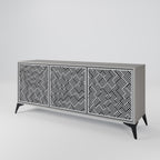 TEMPORARY SEQUENCE 3-Door Sideboard in Grey Finish
