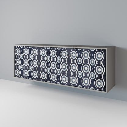 GRAPHITE EYES Aparador de 3 Portas