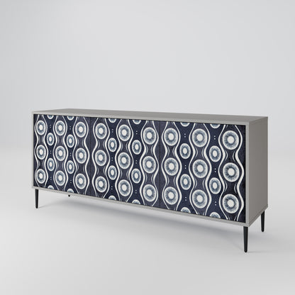 GRAPHITE EYES Aparador de 3 Portas
