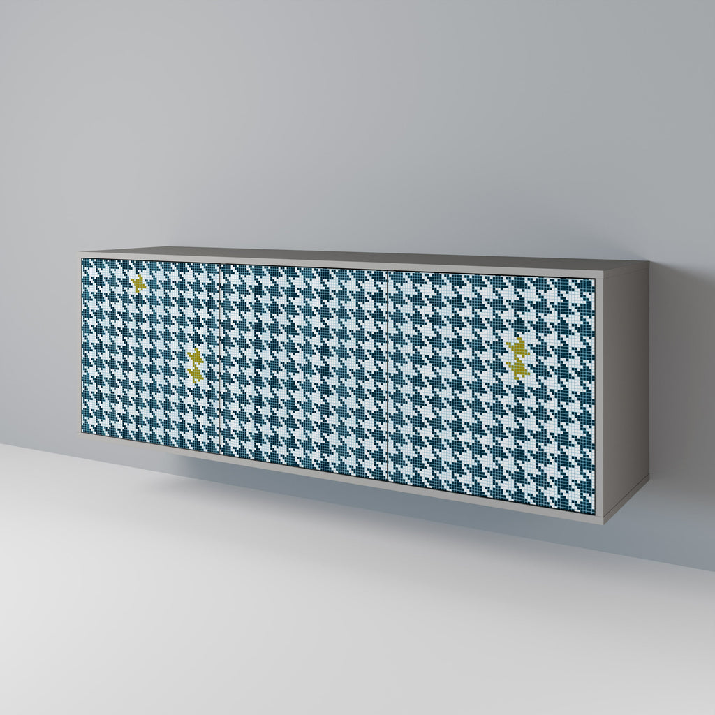 OUT OF CONTEXT 3-Door Sideboard in Grey Finish