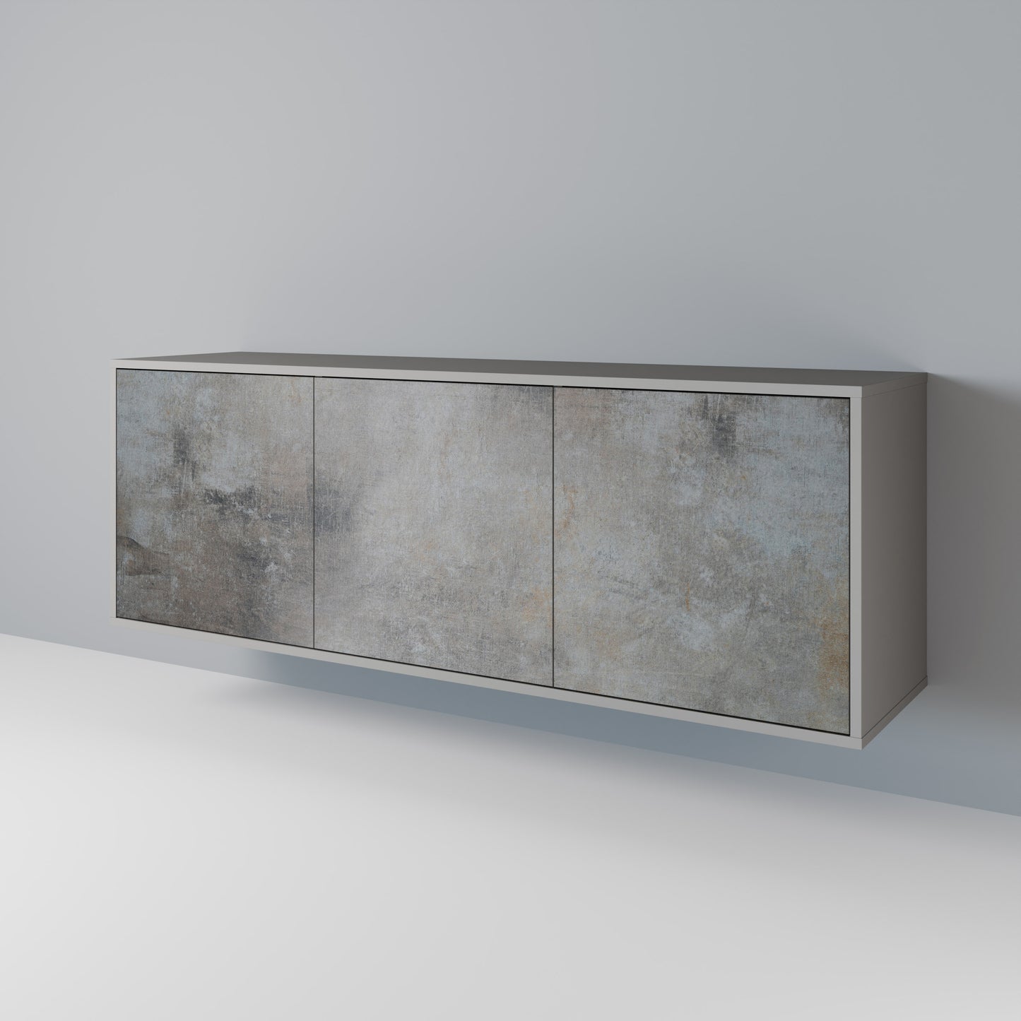 CONCRETE WALL Aparador de 3 Portas