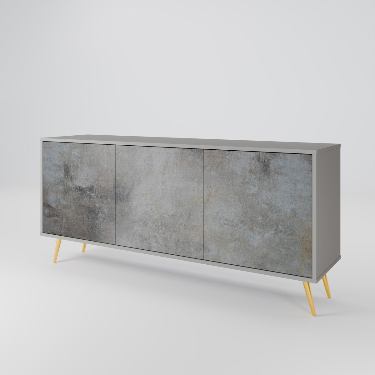 CONCRETE WALL 3-Door Sideboard