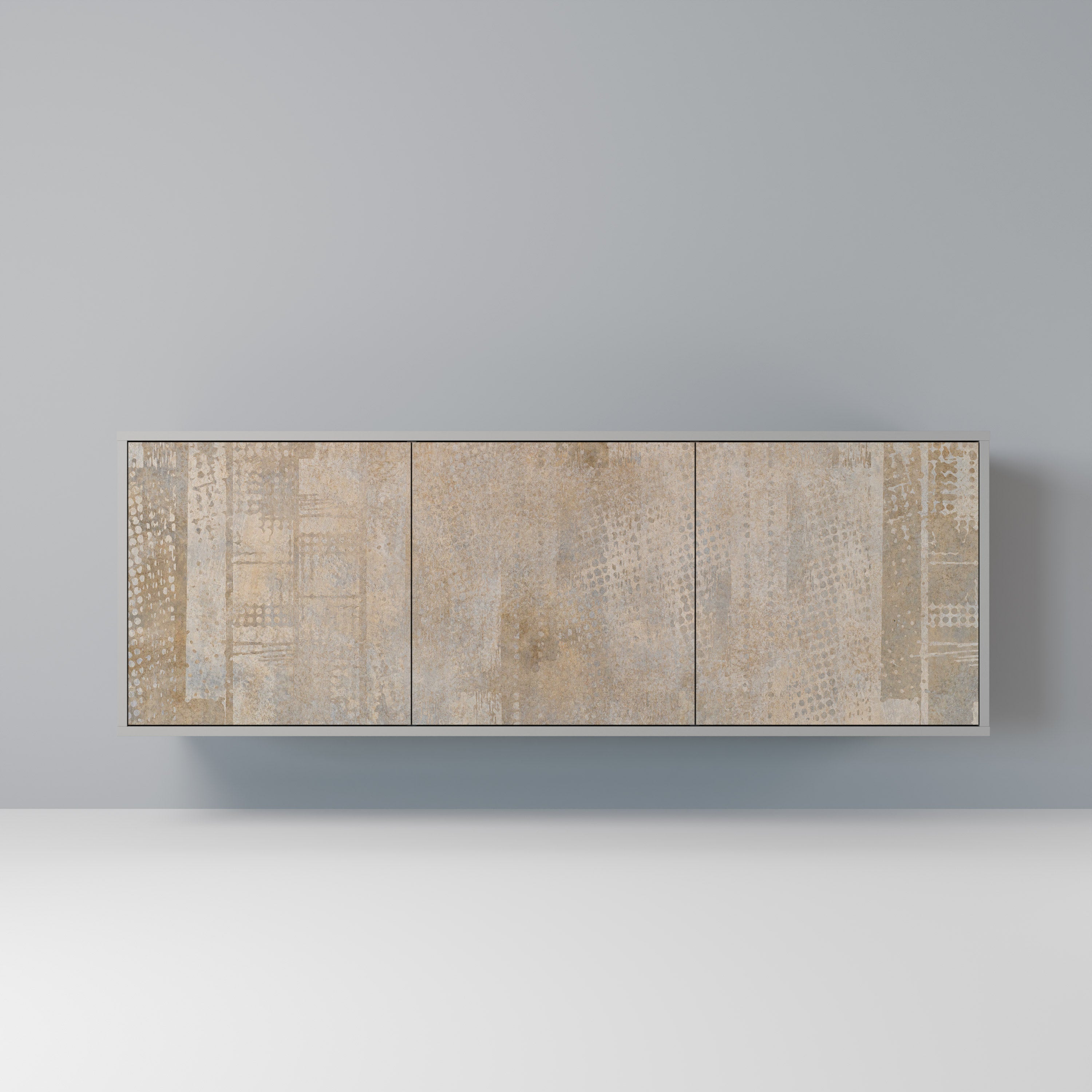 SCREEN ERROR 3-Door Sideboard in Grey Finish