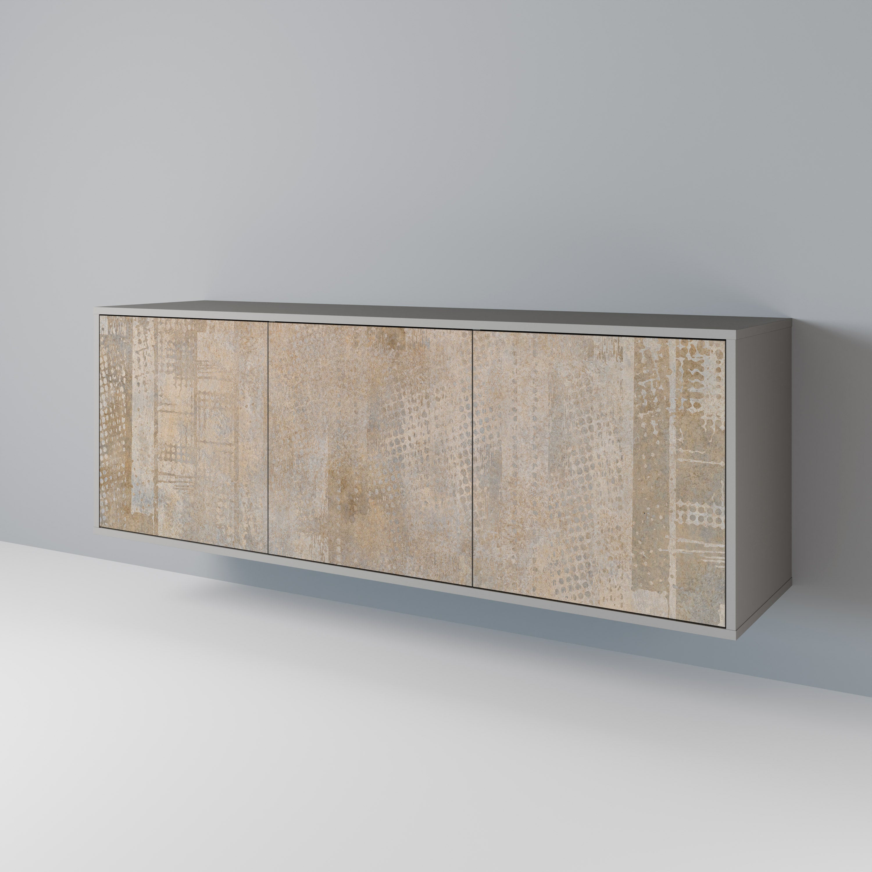 SCREEN ERROR 3-Door Sideboard in Grey Finish