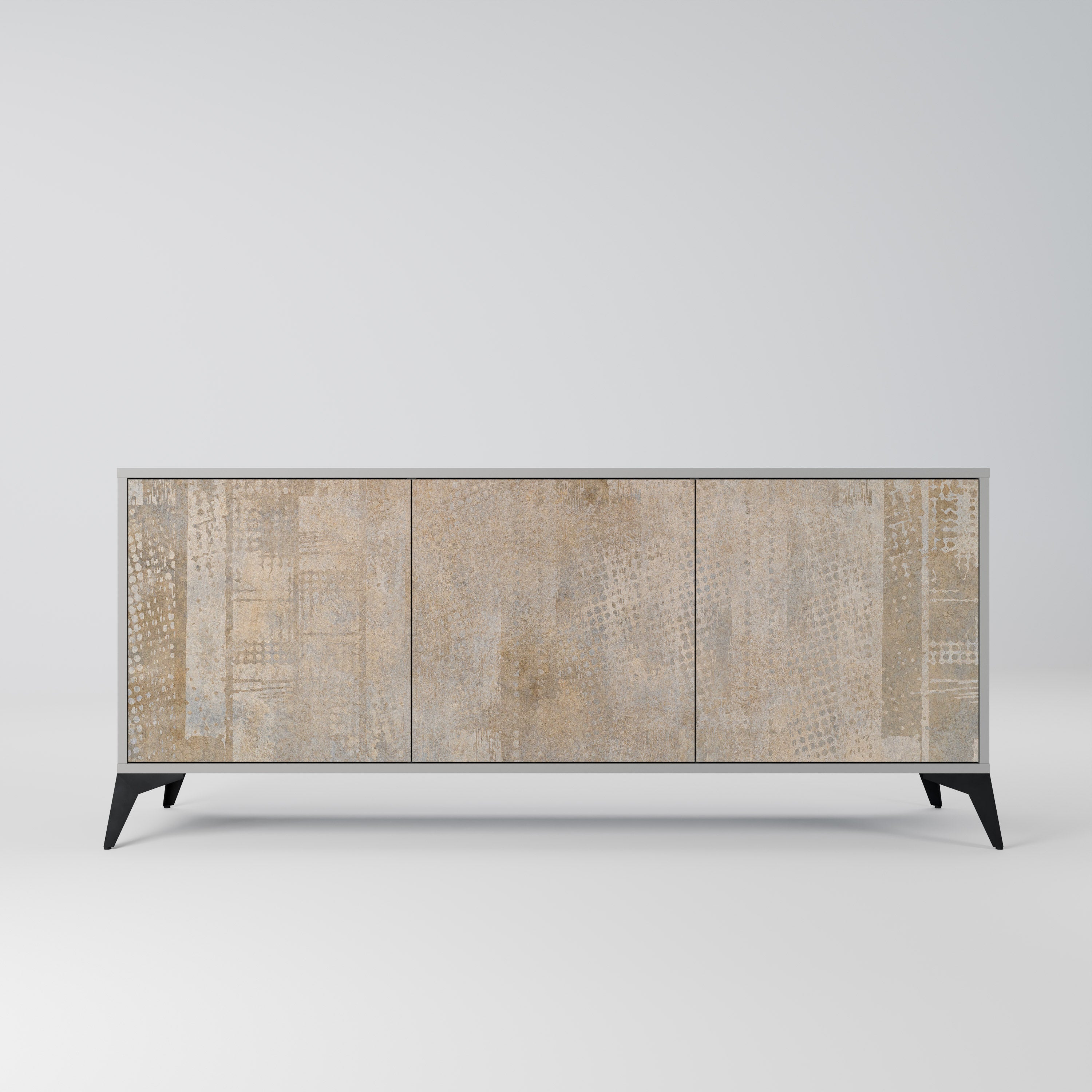 SCREEN ERROR 3-Door Sideboard in Grey Finish