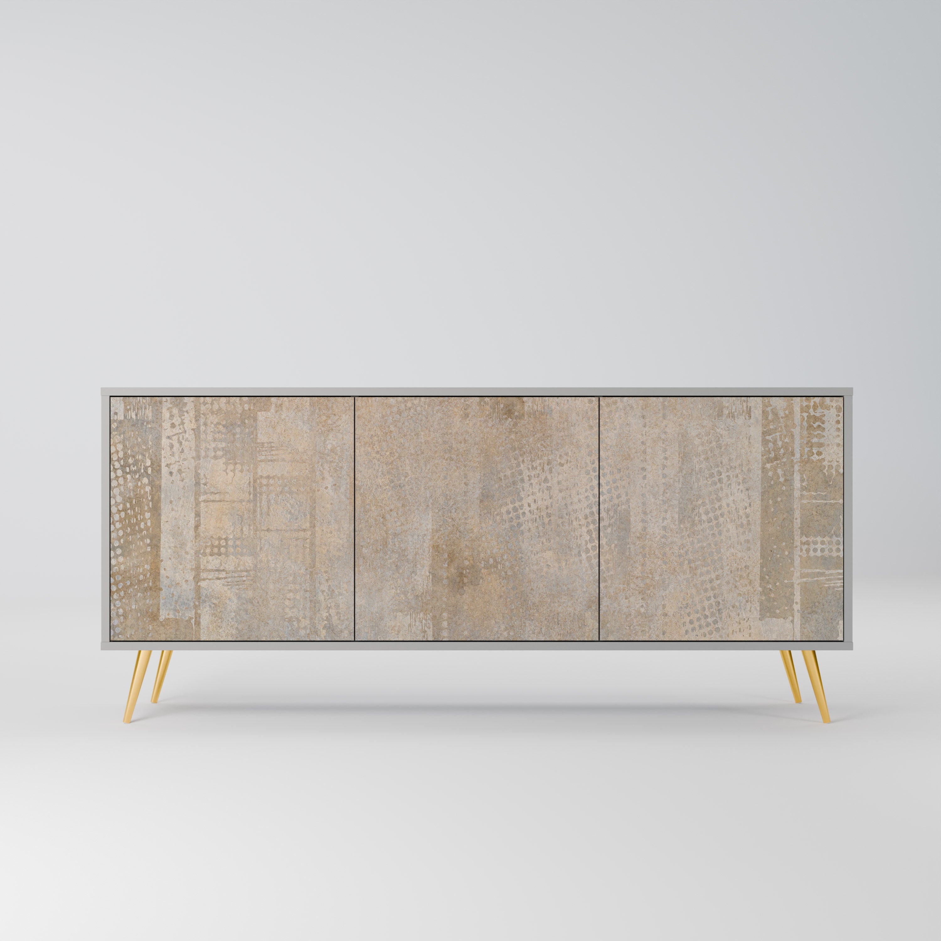 SCREEN ERROR 3-Door Sideboard in Grey Finish