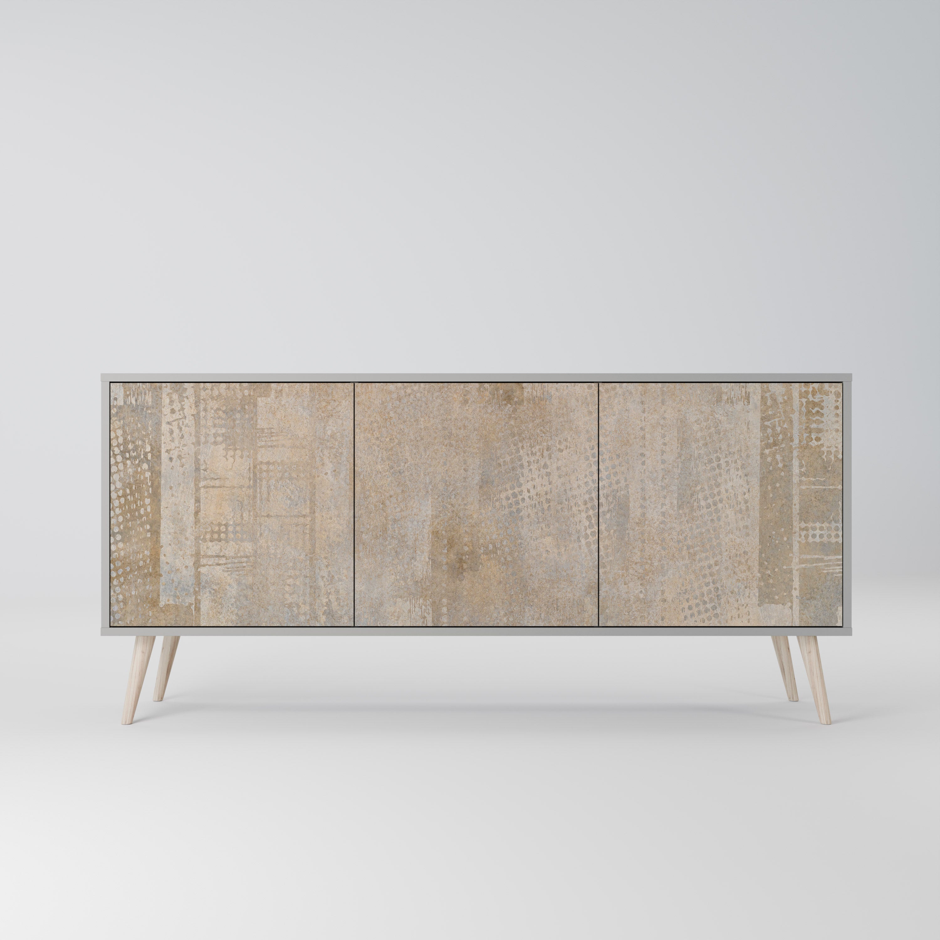 SCREEN ERROR 3-Door Sideboard in Grey Finish