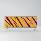 DREAMS COME TRUE 3-Door Sideboard in Grey Finish